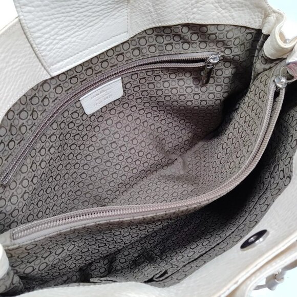 248175BA (X2) Salvatore Ferragamo Shoulder Bag Beige Leather - Picture 6 of 9